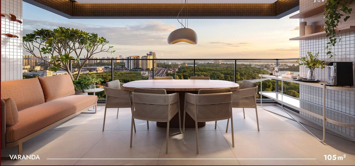 Varanda do 105 m²