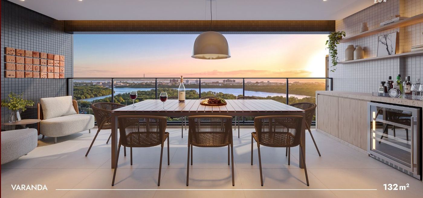 Varanda do 132 m²